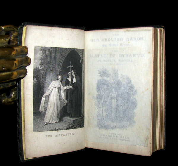 1839 Rare Gothic Book - The Castle of Otranto, (Bound with) The Old English Baron