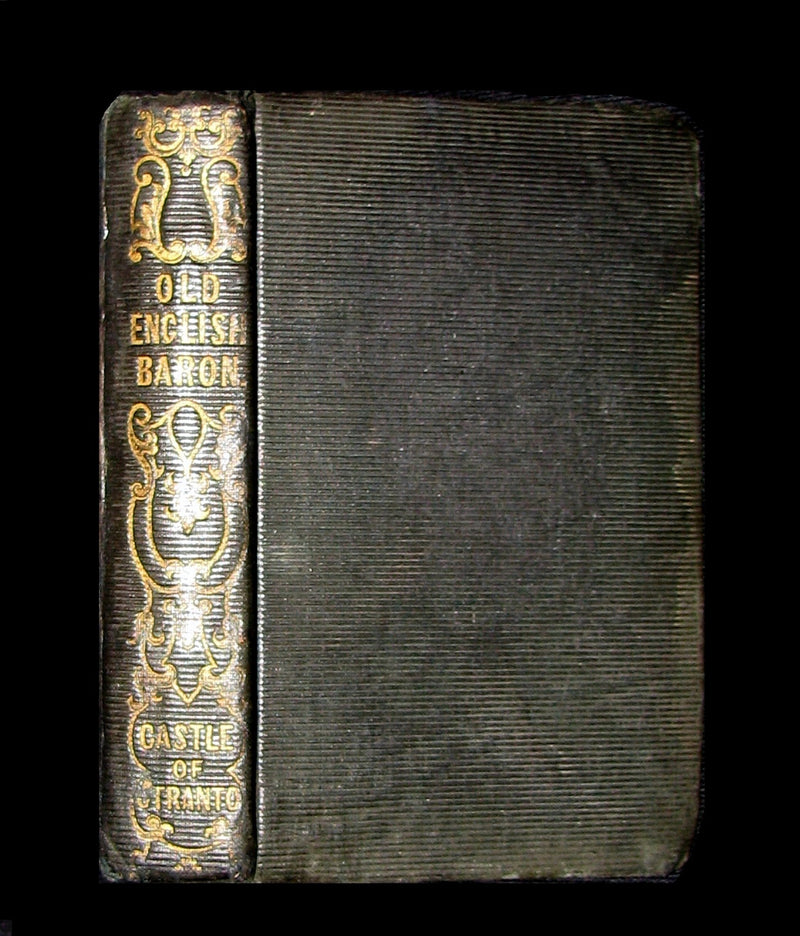 1839 Rare Gothic Book - The Castle of Otranto, (Bound with) The Old English Baron