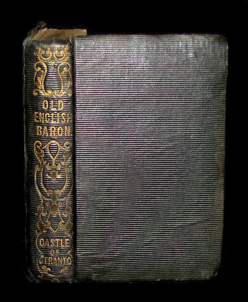 1839 Rare Gothic Book - The Castle of Otranto, (Bound with) The Old English Baron