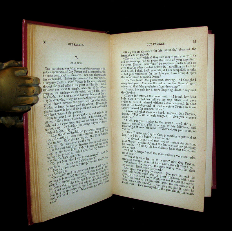 1841 Rare Book - Guy Fawkes, or the Gunpowder Treason by William Harrison Ainsworth