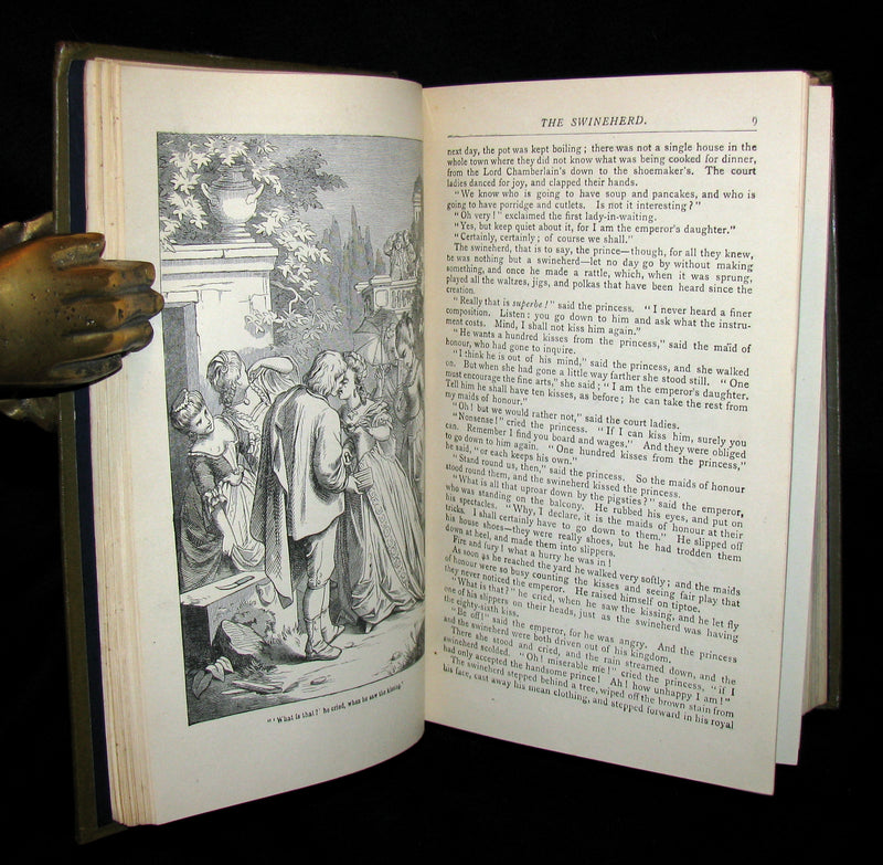 1890 Rare Victorian Book -  Hans Christian Andersen's FAIRY TALES illustrated