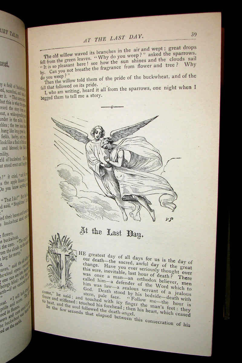 1890 Rare Victorian Book -  Hans Christian Andersen's FAIRY TALES illustrated
