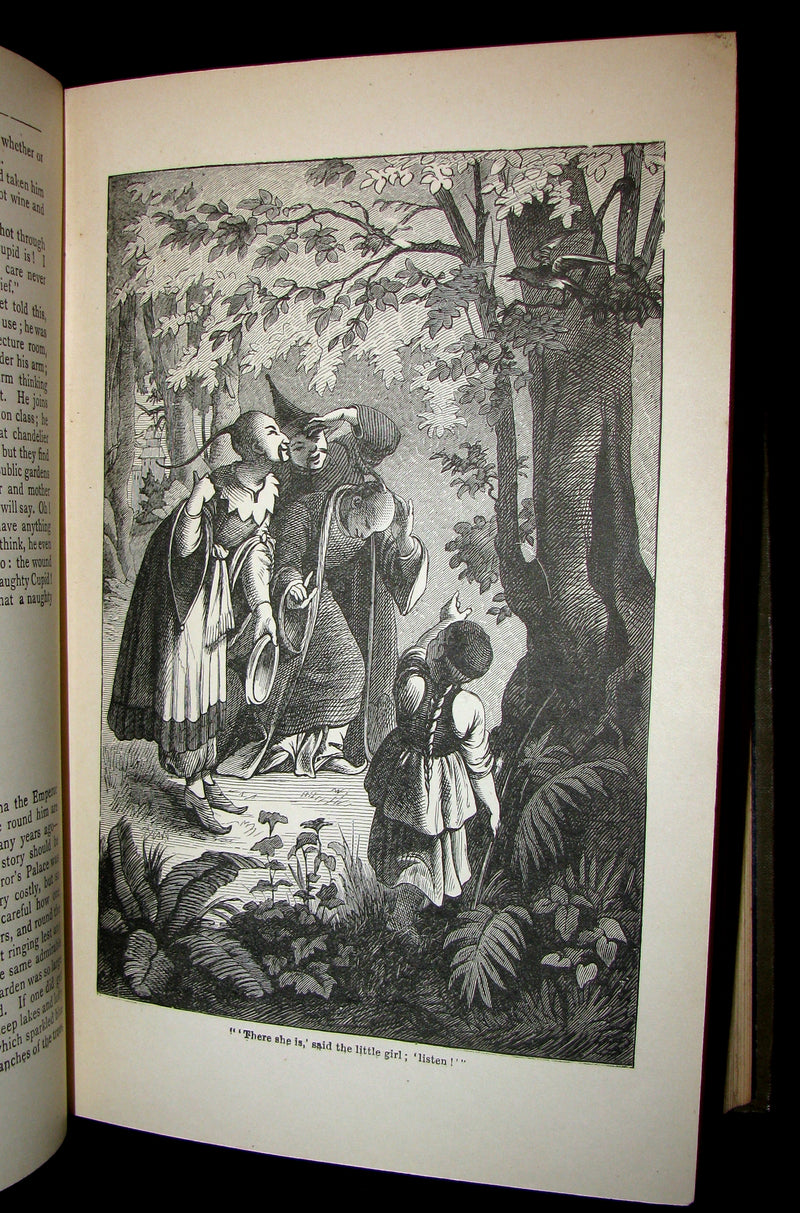 1890 Rare Victorian Book -  Hans Christian Andersen's FAIRY TALES illustrated