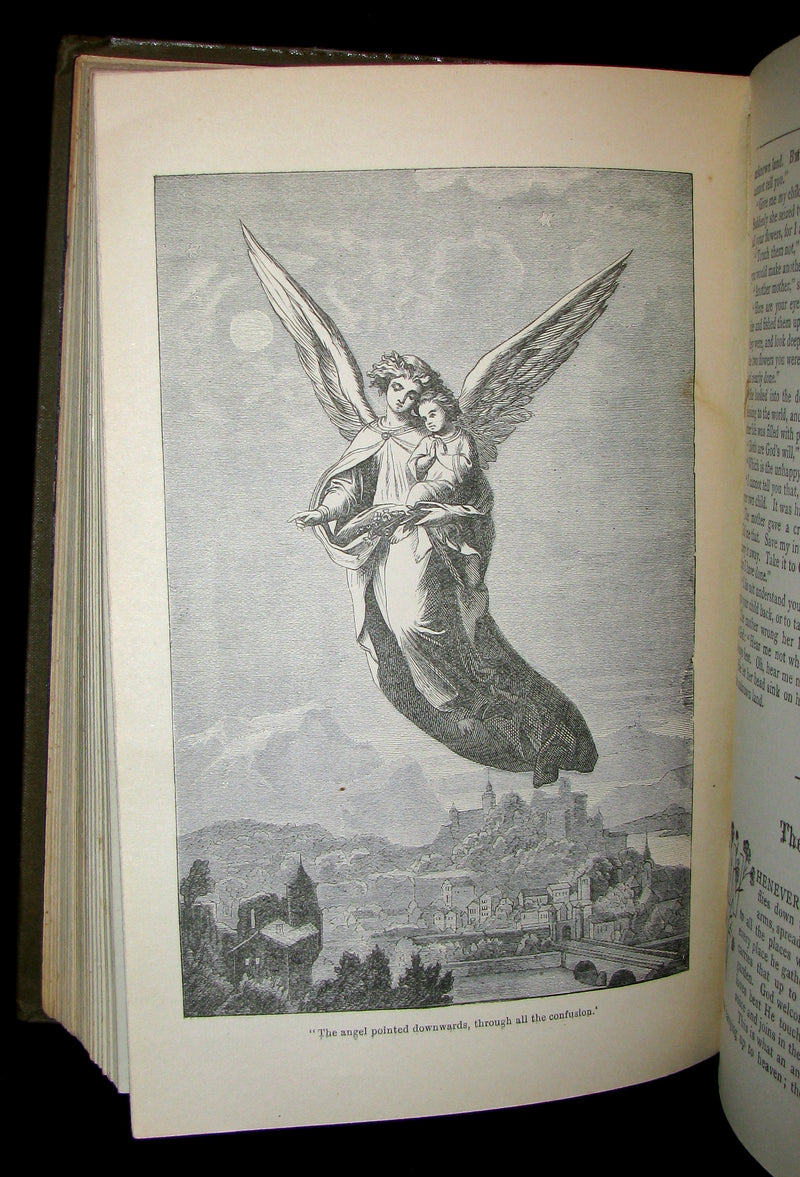 1890 Rare Victorian Book -  Hans Christian Andersen's FAIRY TALES illustrated