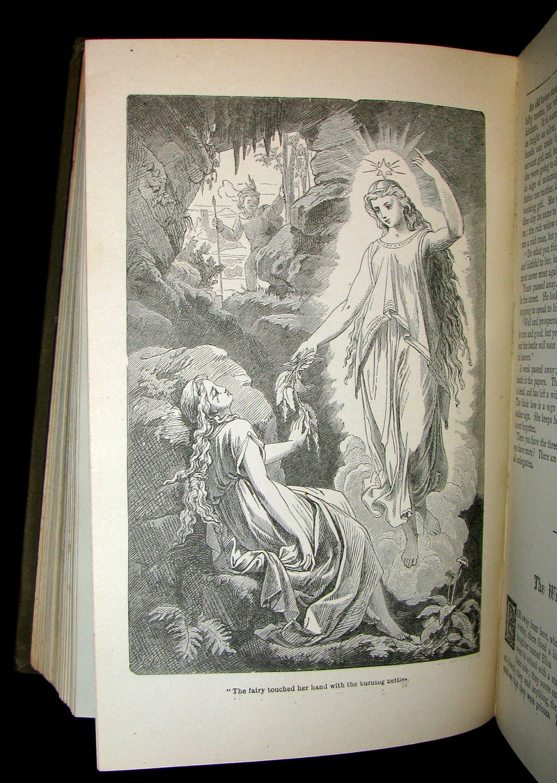 1890 Rare Victorian Book -  Hans Christian Andersen's FAIRY TALES illustrated