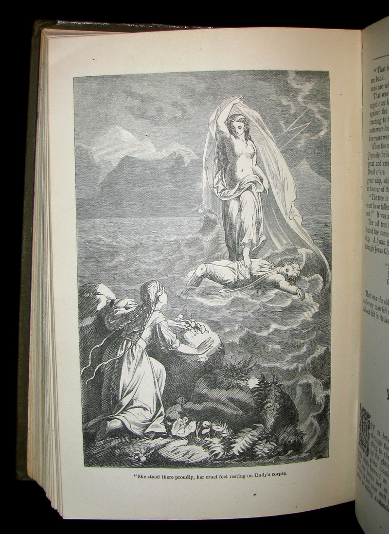 1890 Rare Victorian Book -  Hans Christian Andersen's FAIRY TALES illustrated