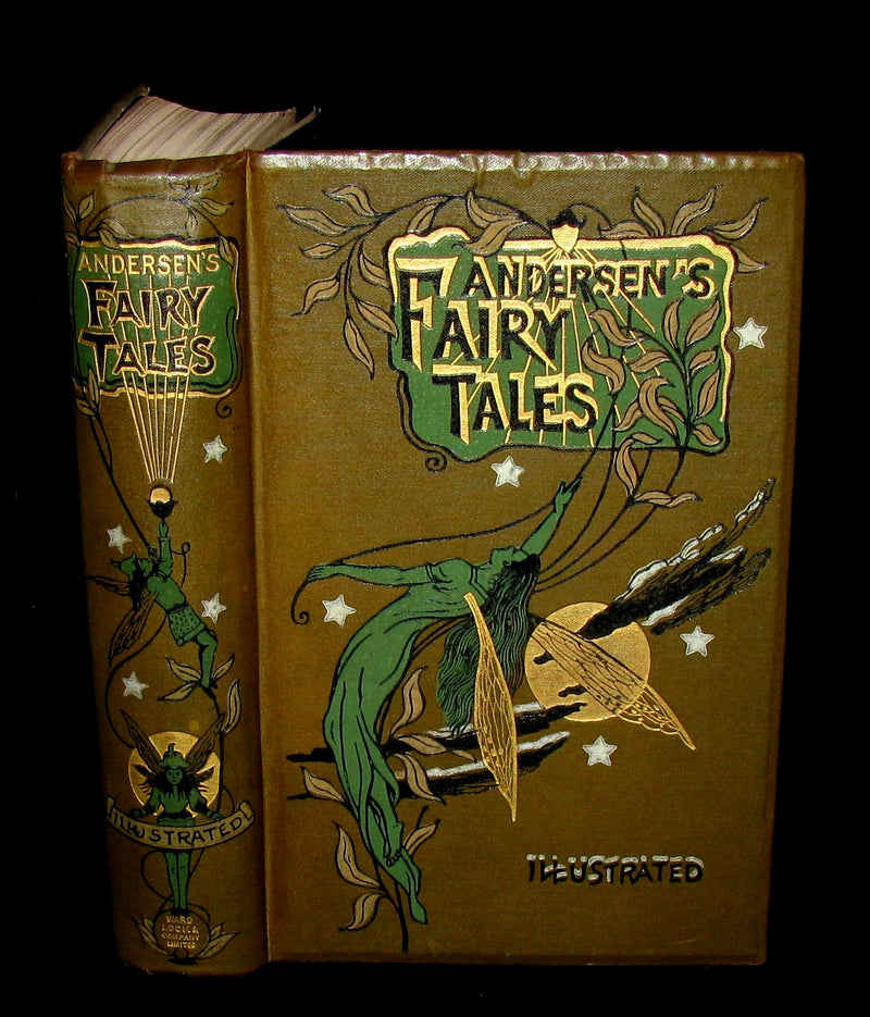 1890 Rare Victorian Book -  Hans Christian Andersen's FAIRY TALES illustrated