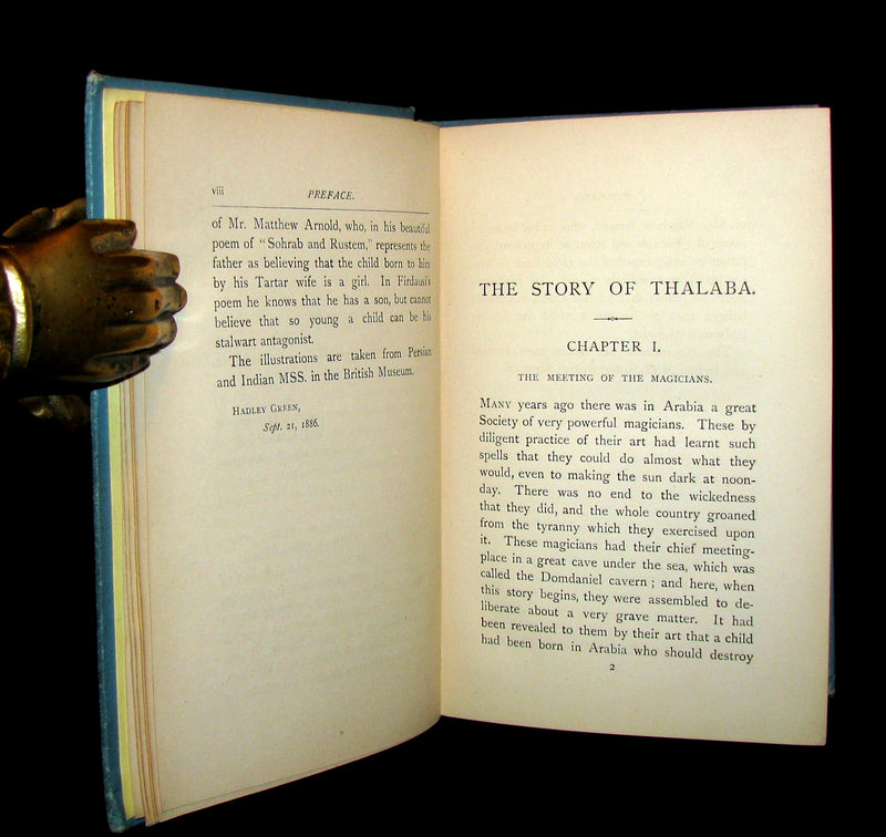 1887 Scarce Book - Stories of The Magicians by Alfred Church. Illustrated.