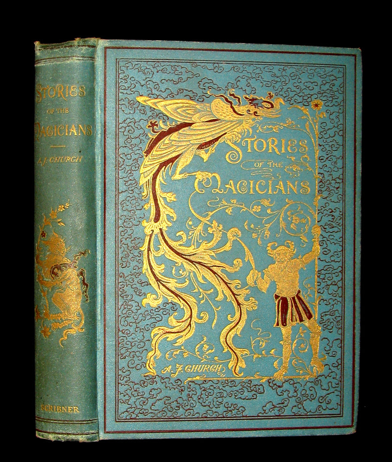 1887 Scarce Book - Stories of The Magicians by Alfred Church. Illustrated.