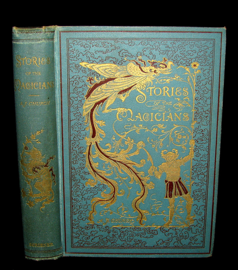 1887 Scarce Book - Stories of The Magicians by Alfred Church. Illustrated.