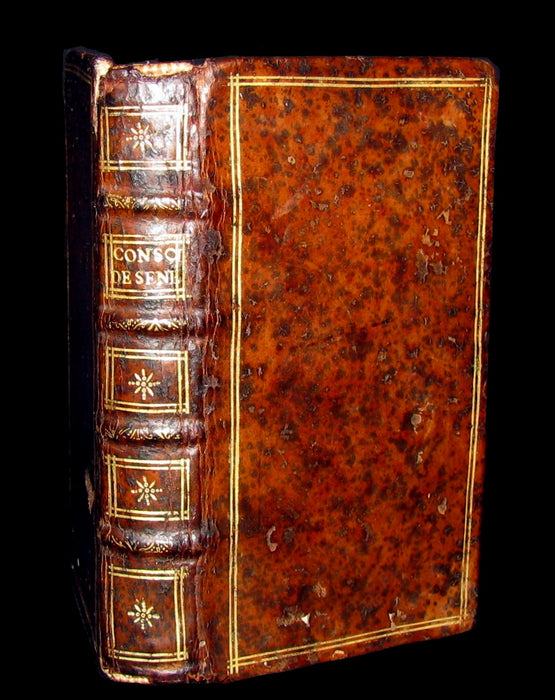 1650 Scarce French Philosophy Book - SENECA Consolation to Helvia, his Mother & Polybius