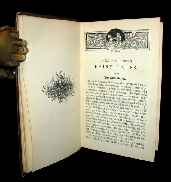 1895 Rare Victorian Book -  Hans Christian Andersen's FAIRY TALES with Original Illustrations