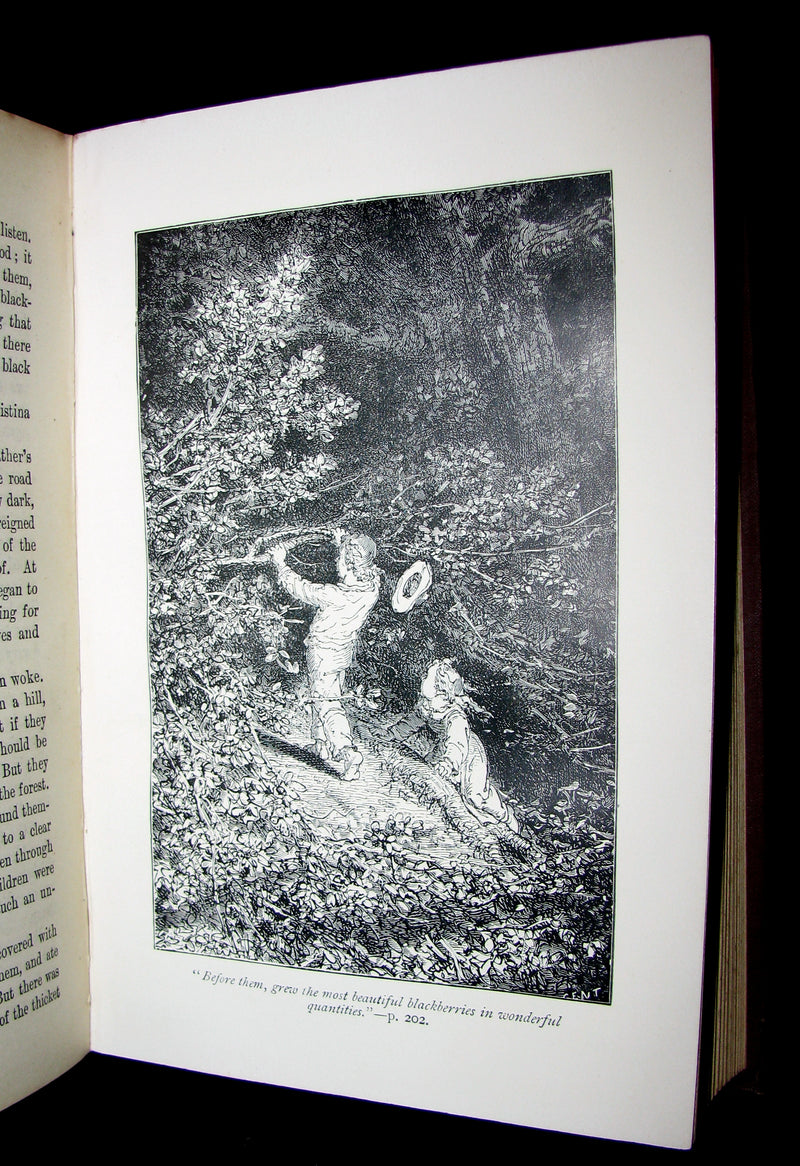 1895 Rare Victorian Book -  Hans Christian Andersen's FAIRY TALES with Original Illustrations