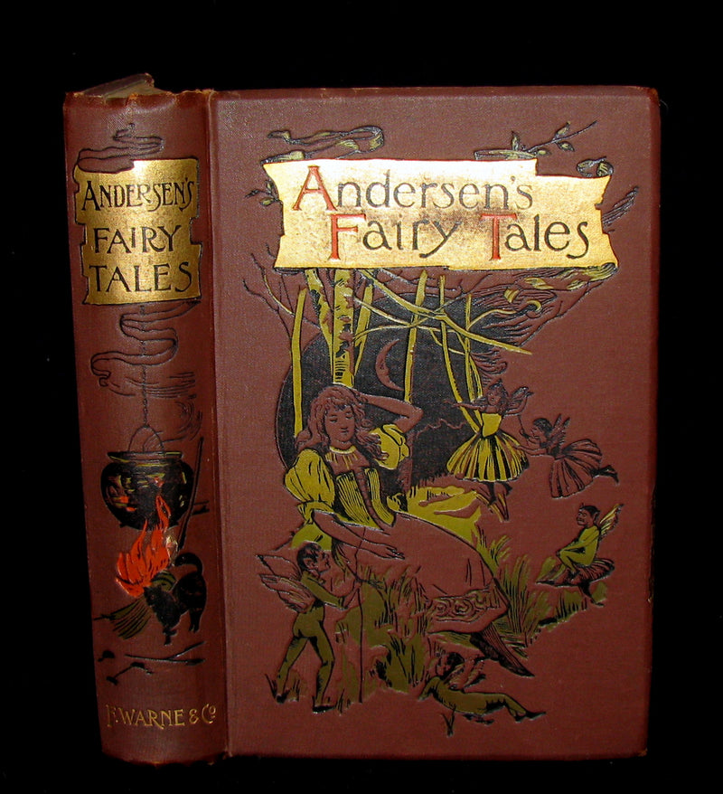 1895 Rare Victorian Book -  Hans Christian Andersen's FAIRY TALES with Original Illustrations