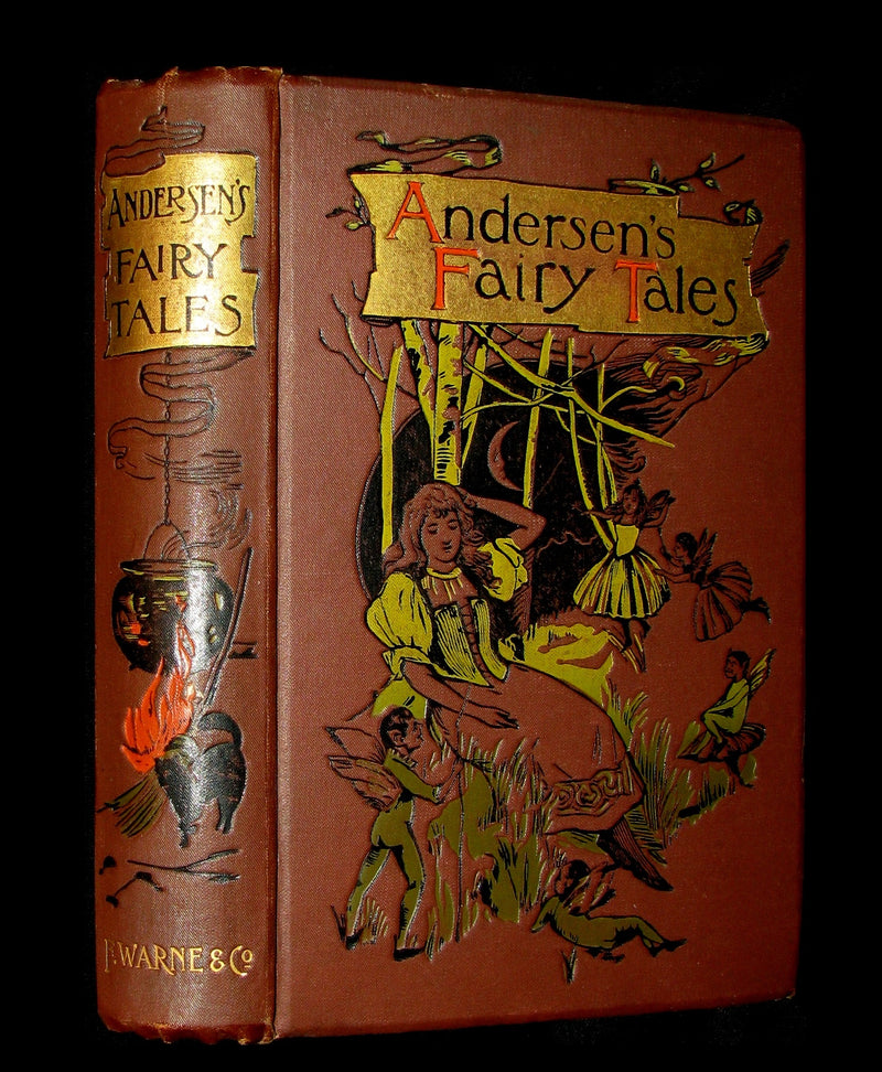 1895 Rare Victorian Book -  Hans Christian Andersen's FAIRY TALES with Original Illustrations