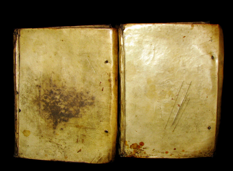 1636 Rare Latin Vellum Book set - Meditations of the Venerable Father Ludovico Da Ponte