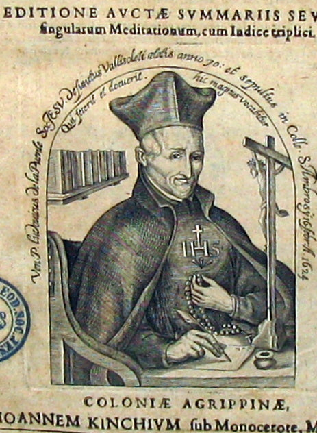 1636 Rare Latin Vellum Book set - Meditations of the Venerable Father Ludovico Da Ponte