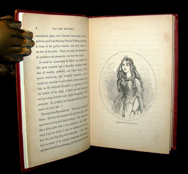 1859 Scarce Victorian Book ~ Ulf the Minstrel - A Dragon Christmas Story by Robert B. Brough