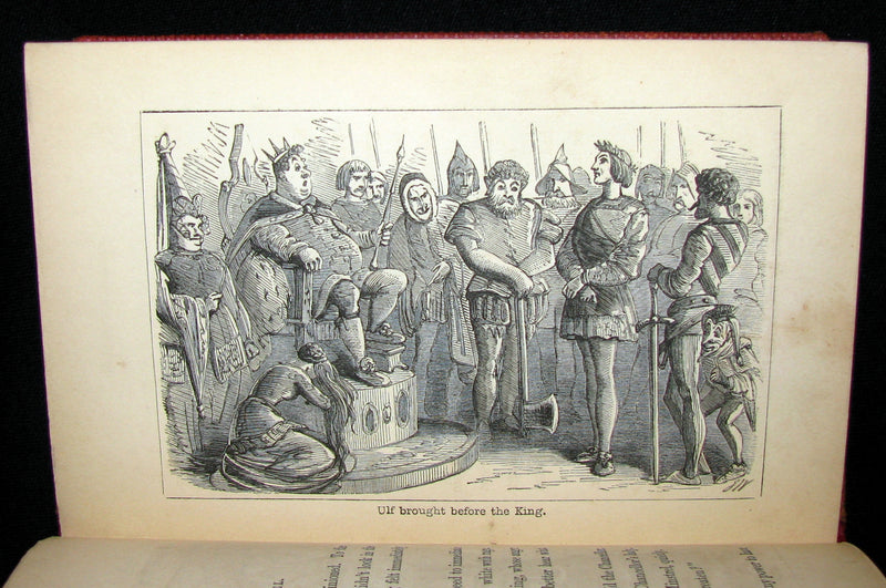 1859 Scarce Victorian Book ~ Ulf the Minstrel - A Dragon Christmas Story by Robert B. Brough