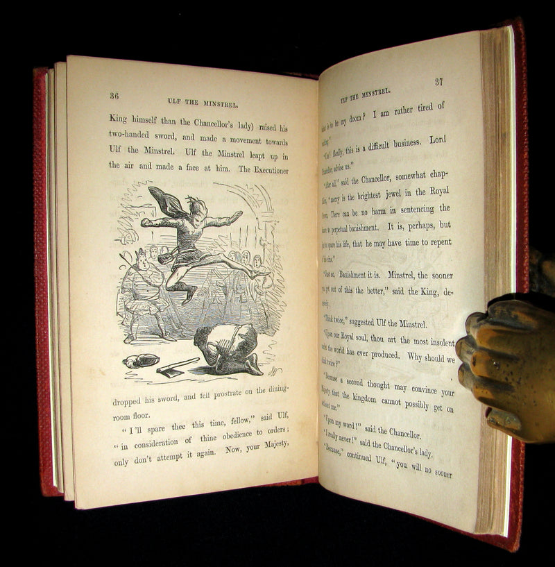 1859 Scarce Victorian Book ~ Ulf the Minstrel - A Dragon Christmas Story by Robert B. Brough