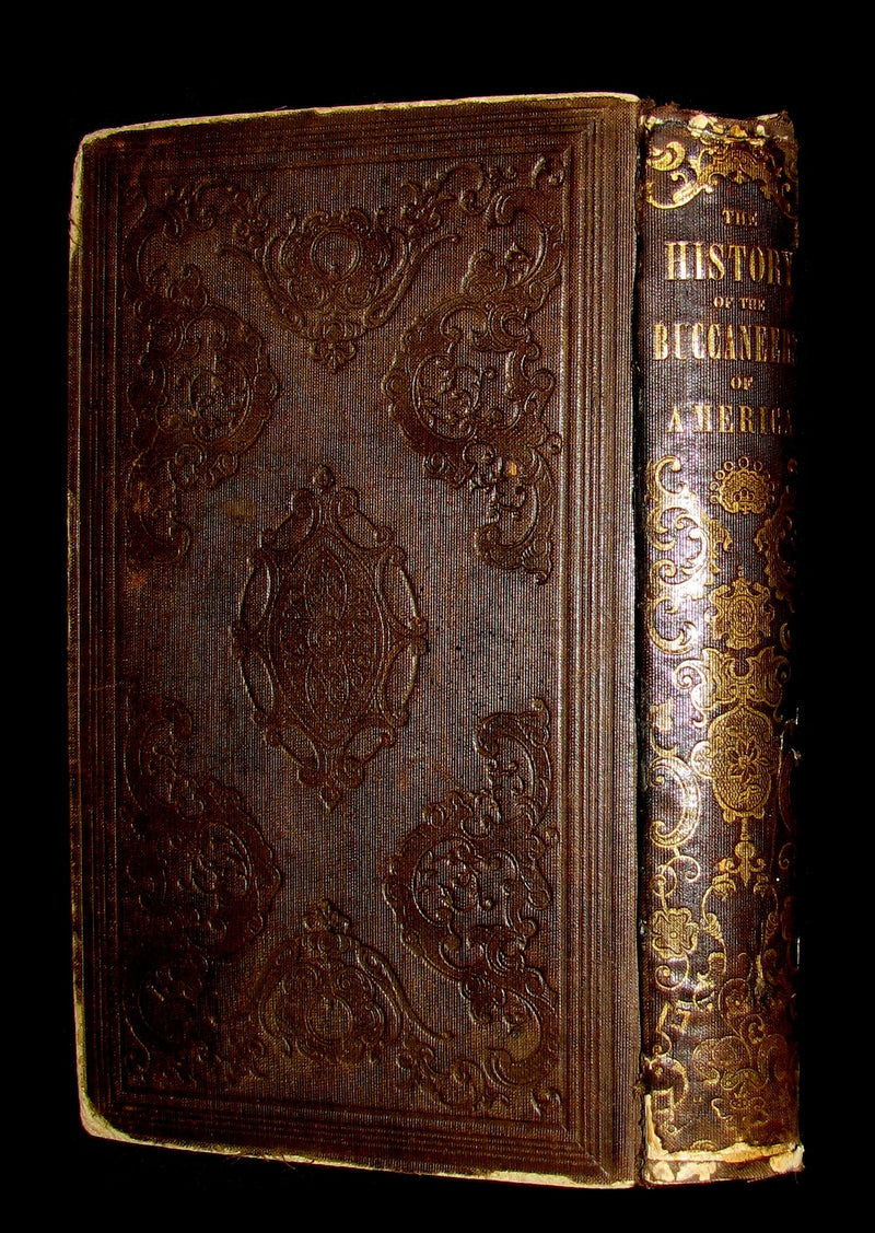 1856 Scarce Book - Exquemelin -The History Of The Buccaneers Of America. Illustrated.