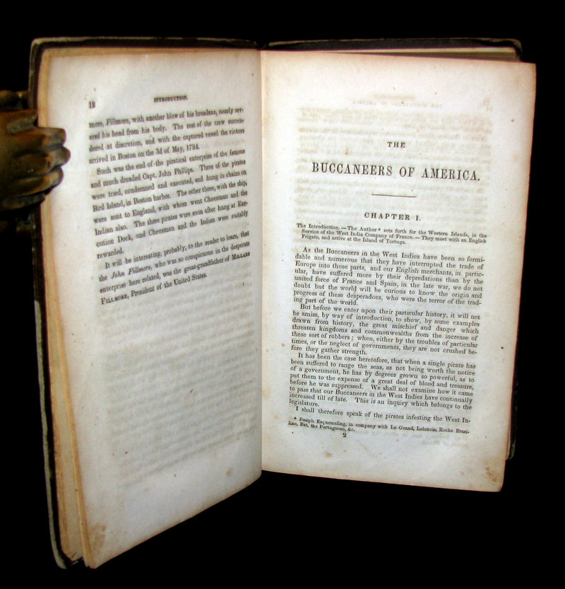 1856 Scarce Book - Exquemelin -The History Of The Buccaneers Of America. Illustrated.