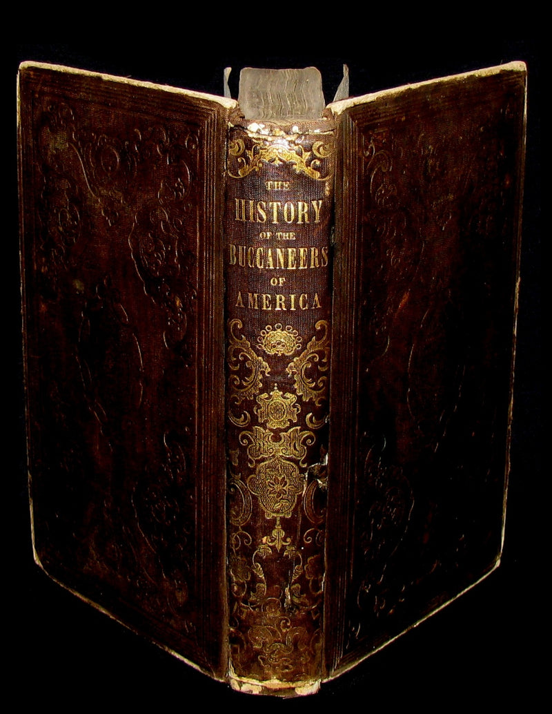 1856 Scarce Book - Exquemelin -The History Of The Buccaneers Of America. Illustrated.