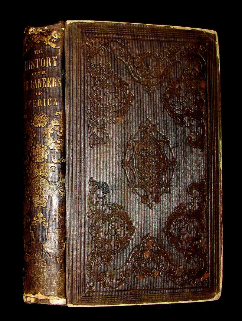 1856 Scarce Book - Exquemelin -The History Of The Buccaneers Of America. Illustrated.