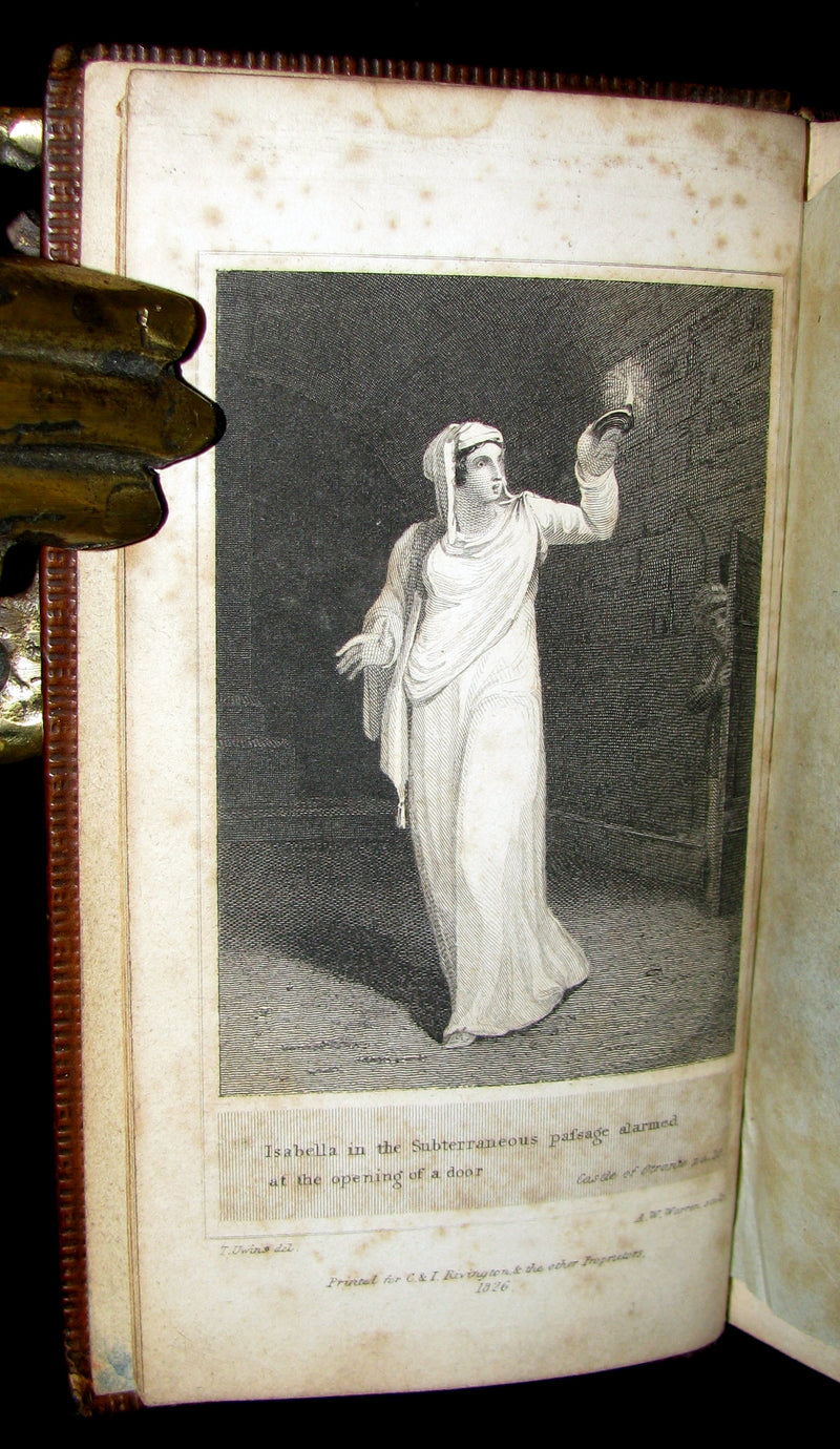 1826 Rare Gothic Book - The Castle of Otranto, (Bound with) The Old English Baron