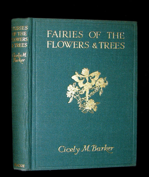 1950 Rare Book - Cicely Mary Barker - FAIRIES OF THE FLOWERS AND TREES - 1st Ed
