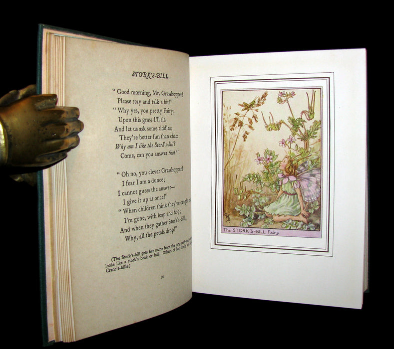 1950 Rare Book - Cicely Mary Barker - FAIRIES OF THE FLOWERS AND TREES - 1st Ed