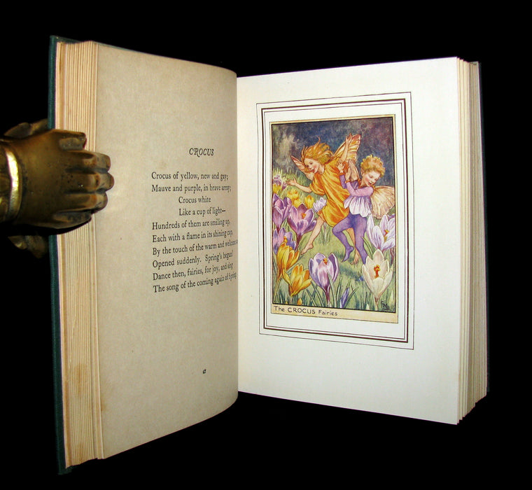 1950 Rare Book - Cicely Mary Barker - FAIRIES OF THE FLOWERS AND TREES - 1st Ed