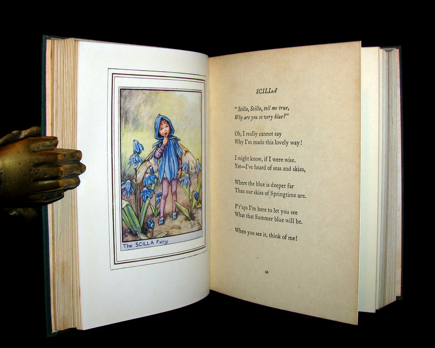 1950 Rare Book - Cicely Mary Barker - FAIRIES OF THE FLOWERS AND TREES - 1st Ed