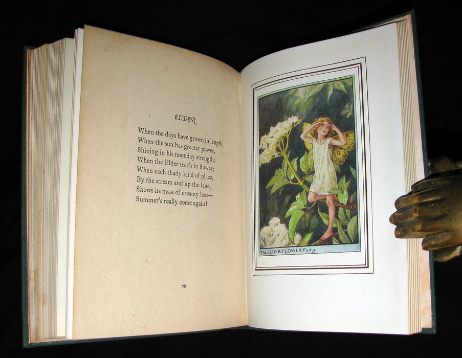 1950 Rare Book - Cicely Mary Barker - FAIRIES OF THE FLOWERS AND TREES - 1st Ed