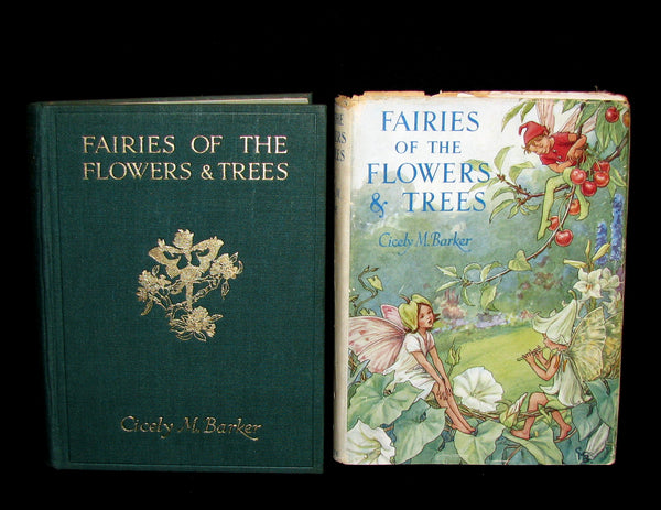 1950 Rare Book - Cicely Mary Barker - FAIRIES OF THE FLOWERS AND TREES - 1st Ed