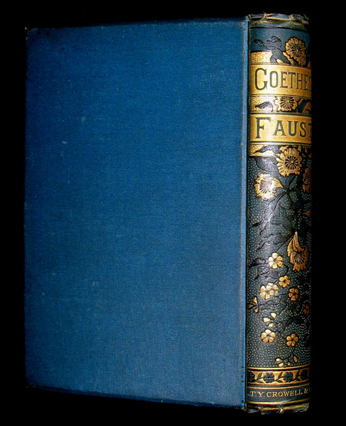 1890 Rare Victorian Book -   FAUST - A Tragedy by Goethe, Illustrated.