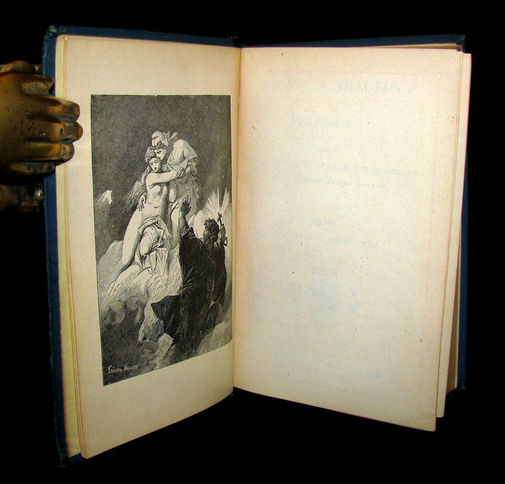 1890 Rare Victorian Book -   FAUST - A Tragedy by Goethe, Illustrated.