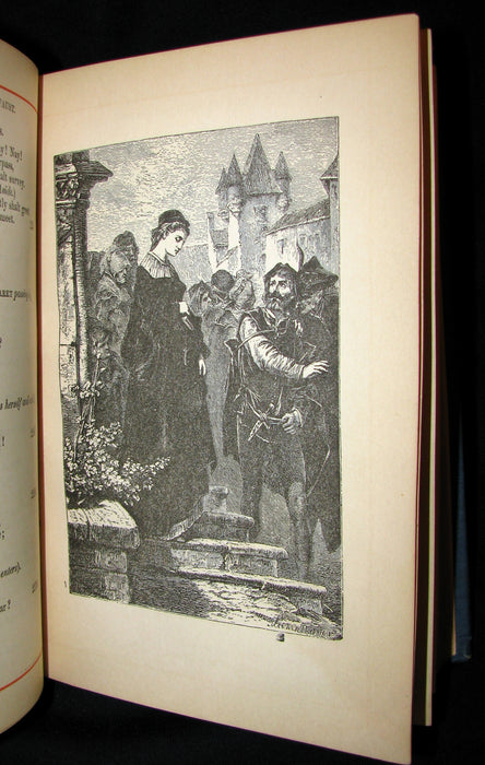 1890 Rare Victorian Book -   FAUST - A Tragedy by Goethe, Illustrated.