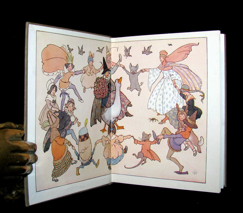 1920 Scarce Book -  MOTHER GOOSE illustrated by Margaret W. Tarrant