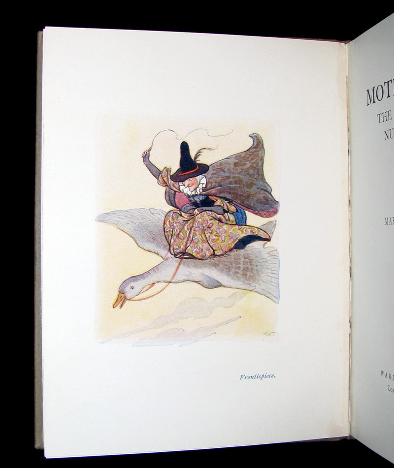 1920 Scarce Book -  MOTHER GOOSE illustrated by Margaret W. Tarrant