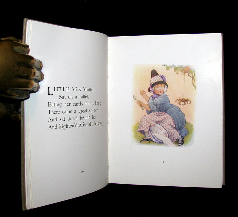1920 Scarce Book -  MOTHER GOOSE illustrated by Margaret W. Tarrant