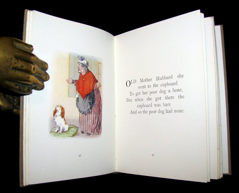 1920 Scarce Book -  MOTHER GOOSE illustrated by Margaret W. Tarrant