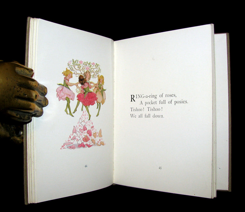 1920 Scarce Book -  MOTHER GOOSE illustrated by Margaret W. Tarrant