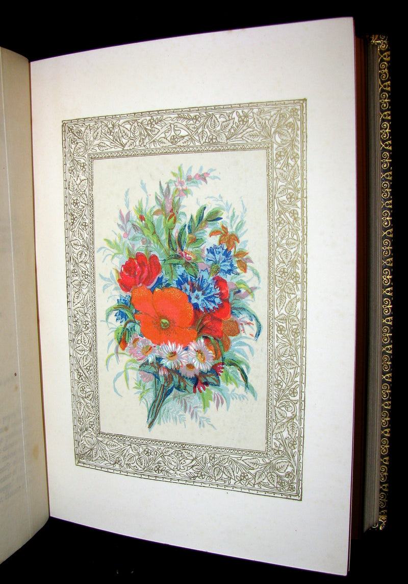 1869 Rare Floriography Book ~ FLORA SYMBOLICA or The language and sentiment of flowers.