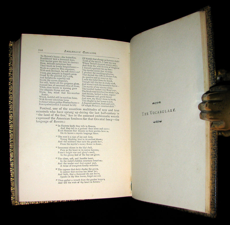 1869 Rare Floriography Book ~ FLORA SYMBOLICA or The language and sentiment of flowers.