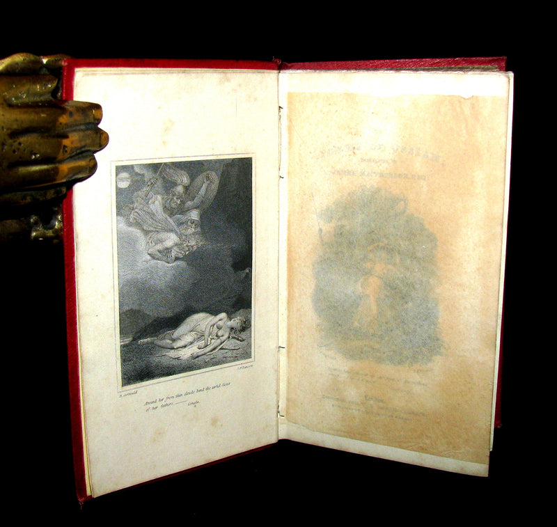 1847 Rare Victorian Book - The POEMS of OSSIAN by James Macpherson & dissertation of the Era.