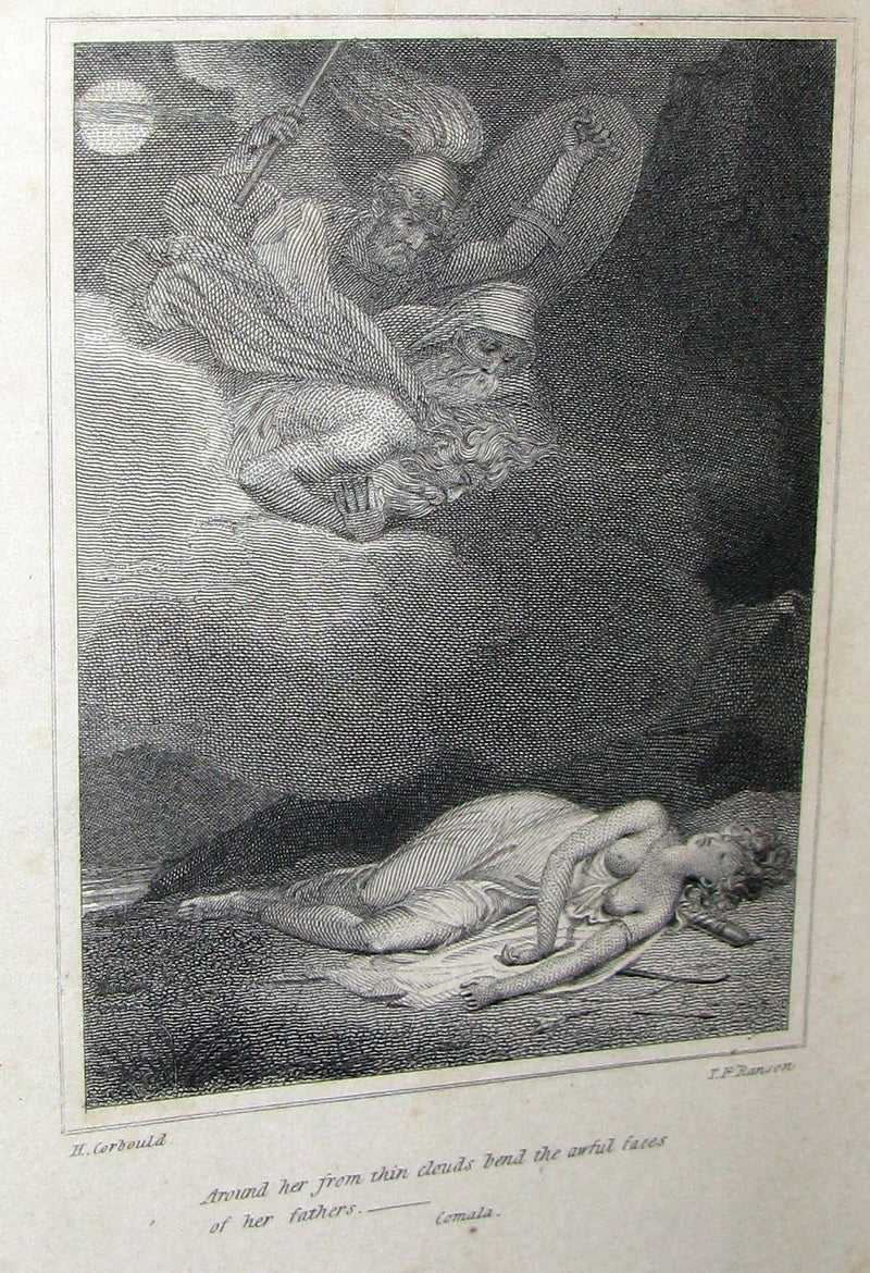 1847 Rare Victorian Book - The POEMS of OSSIAN by James Macpherson & dissertation of the Era.