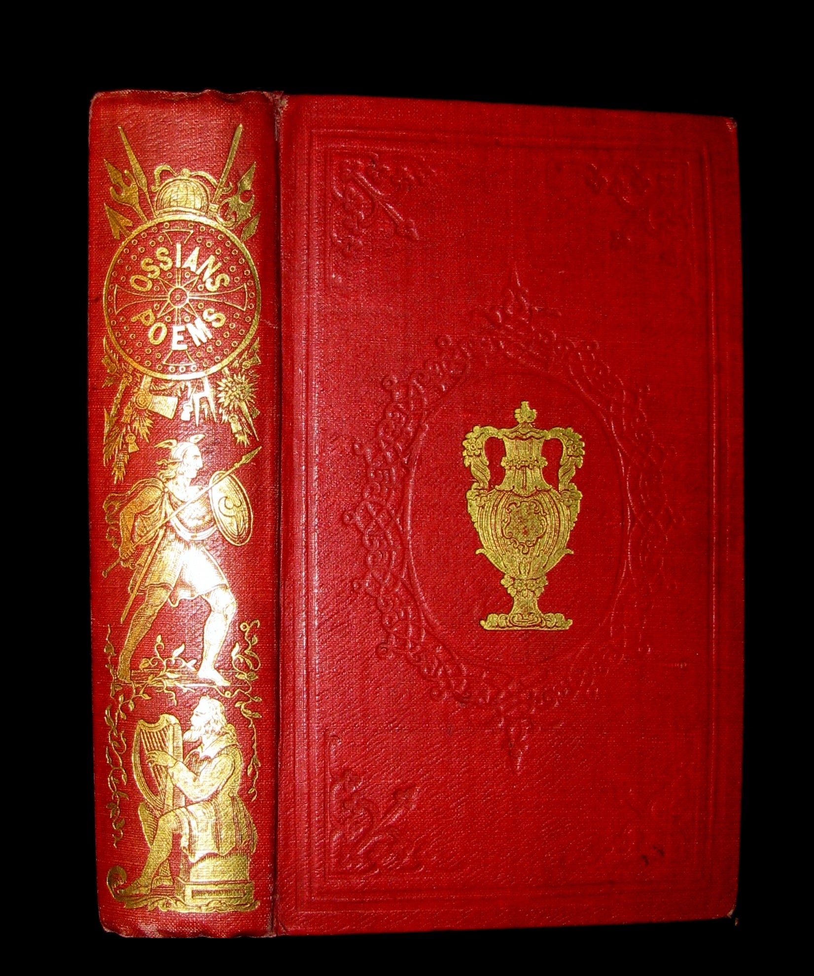 1847 Rare Victorian Book - The POEMS of OSSIAN by James Macpherson & dissertation of the Era.