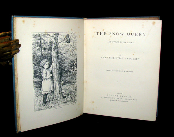 1894 Scarce Victorian Book -  Hans Christian Andersen's Snow Queen & Other Fairy Tales