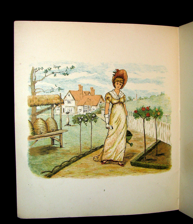 1890 Scarce French Book ~  Desires, Dances & Disappointments illustrated by the Casella Sisters